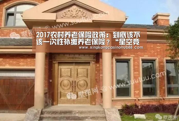 2017农村养老保险政策:到底该不该一次性补缴养老保险?“星空竞猜”(图1) 星空体育